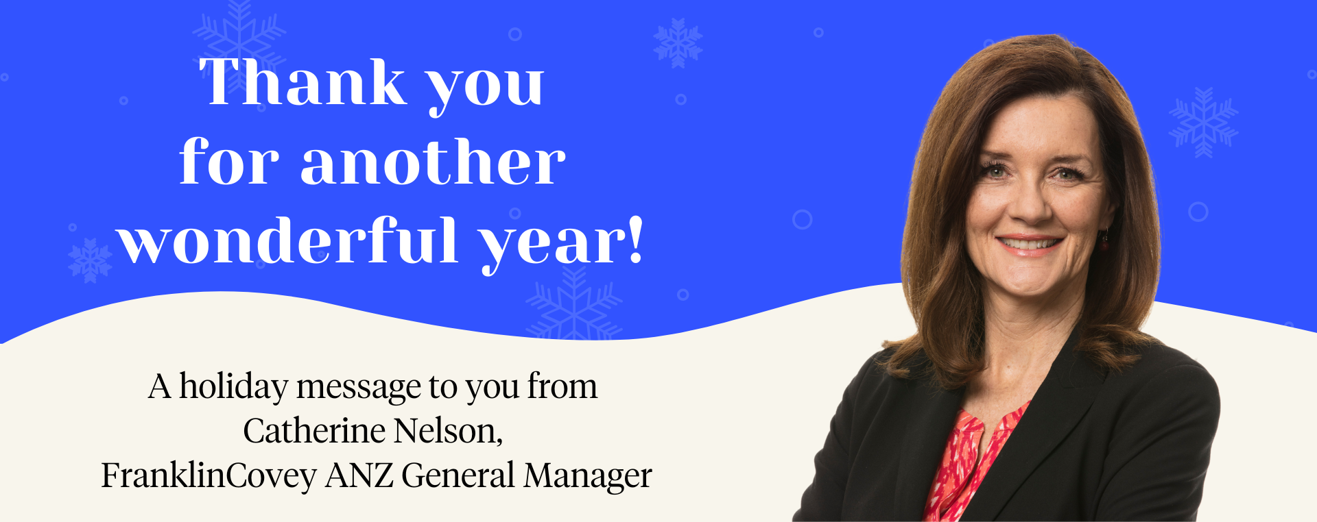 Catherine Nelson holiday message